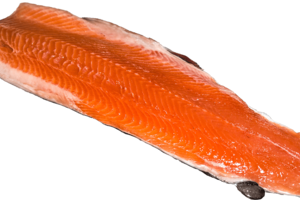 Autumn salmon fillet frozen